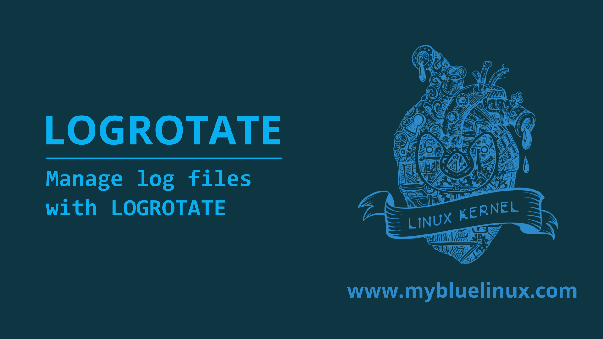 How manage log files with LOGROTATE