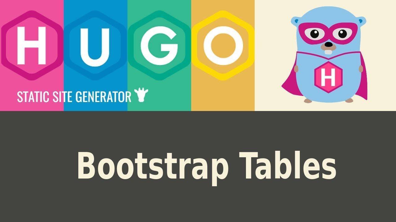 How Create Bootstrap Tables in - MyBlueLinux.com