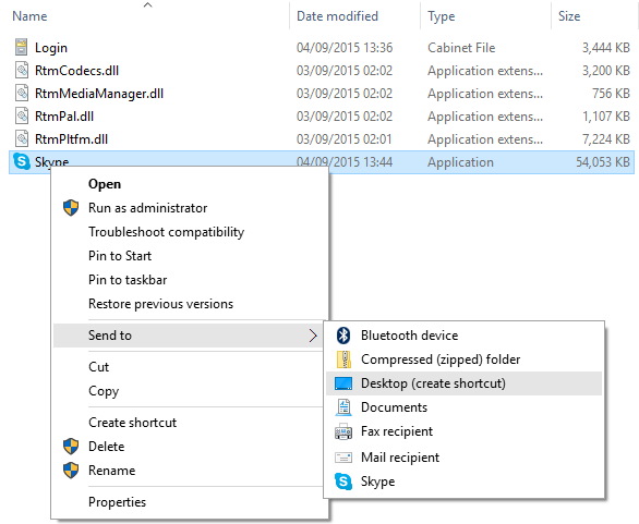 multiple skype accounts - create shortcut