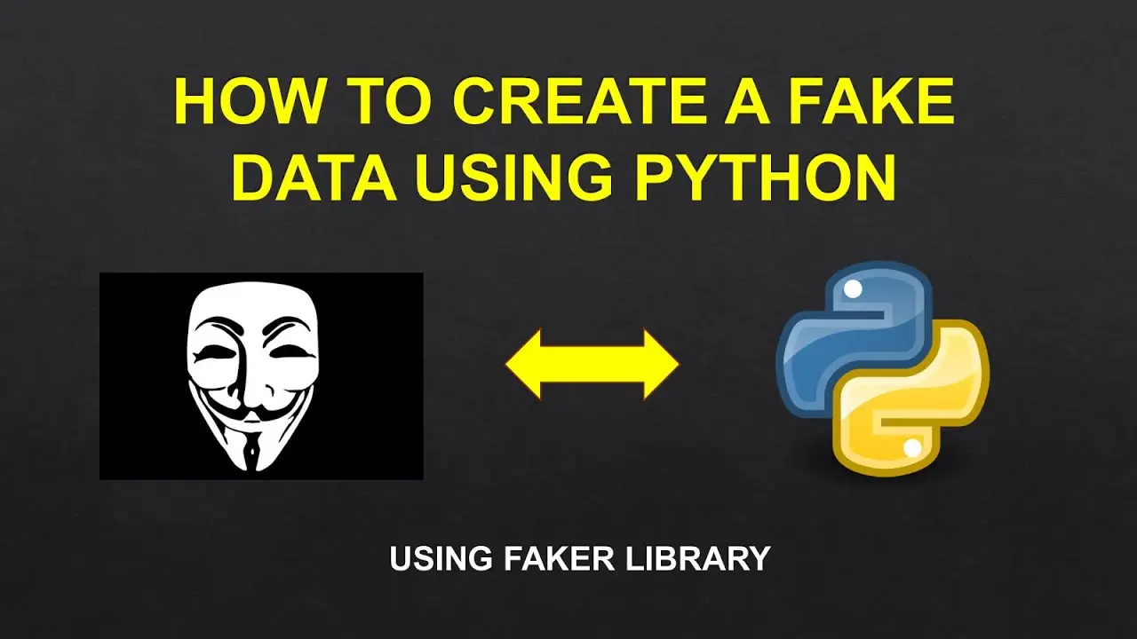 How to Create Fake Data with Faker