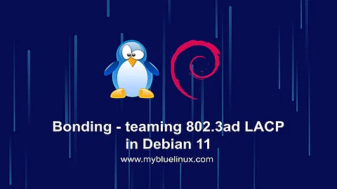 Bonding - teaming 802.3ad LACP on Debian Server
