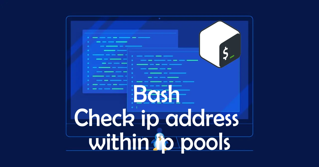 BASH - Check IP is in range of ip pools
