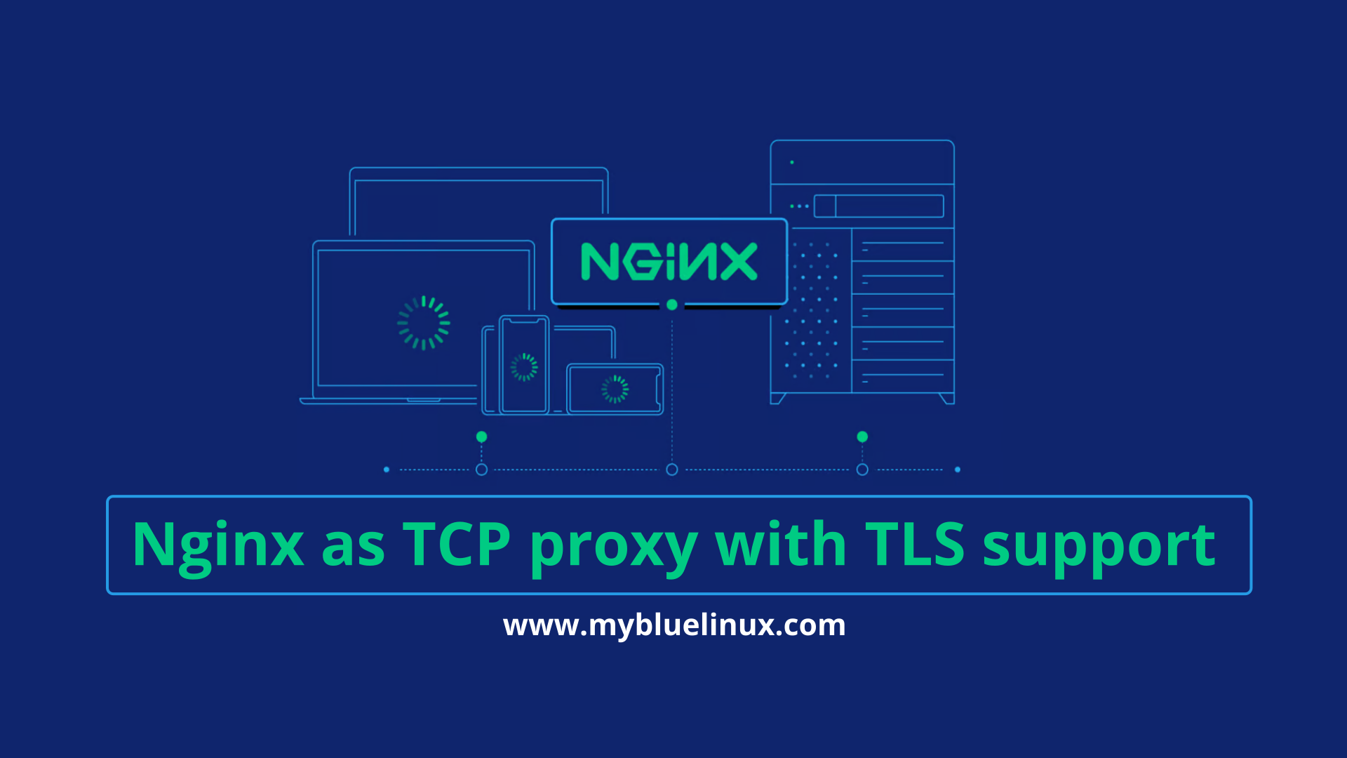 Nginx TLS TCP Proxy server for tcp upstream servers