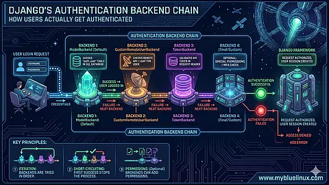 Django Under Hood 07: Django’s Authentication Backend Chain - How Users Actually Get Authenticated